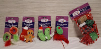 5 New Forever Pals Cat Toys | Biggest Packet Height: 9.5"