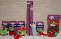6 New Forever Pals Cat Toys | Biggest Packet Height: 14.5"
