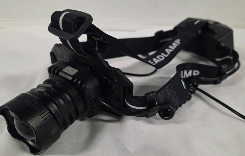 New | Rechargeable Super Strong Head Lamp w/ 3 Settings and Back Light
