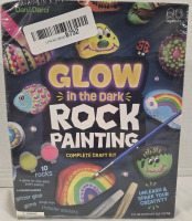 New | Glow in The Dark Rock Painting Complete Craft Kit