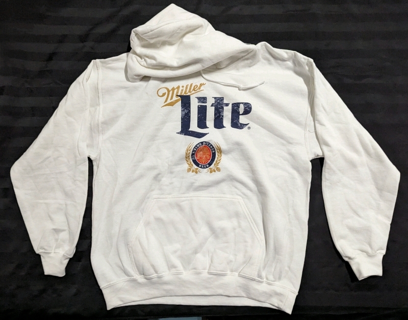 New Miller Lite Hoodie. Large