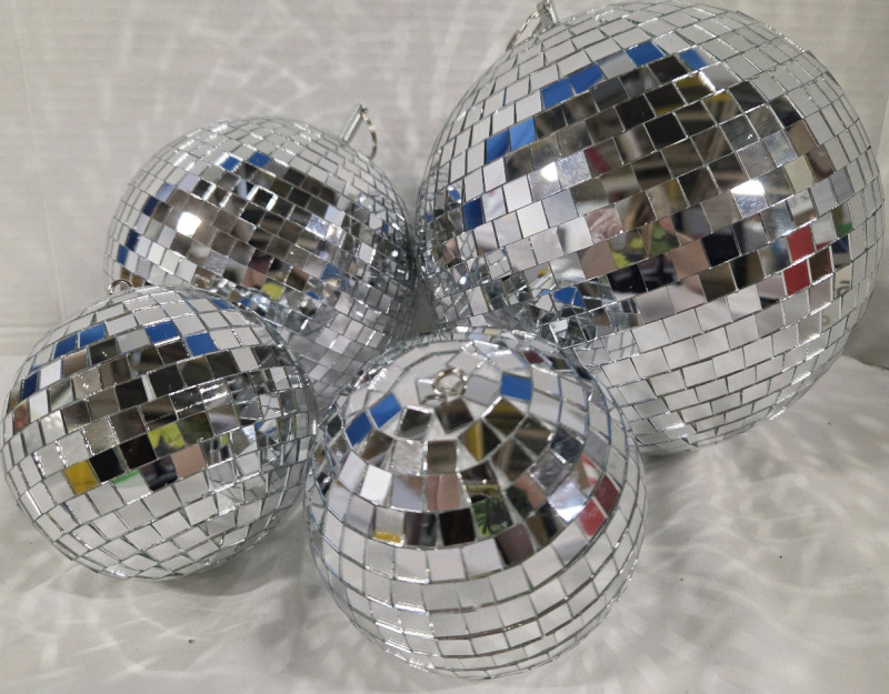 4 New | Variety Sized Disco Balls | Measures from 4"-9"