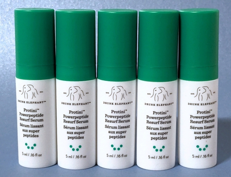 5 New DRUNK ELEPHANT Protini Powerpeptide Resurf Serum (5ml each)