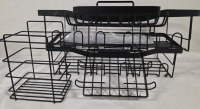 New | 5 Piece Shower Caddy Set | Largest Measures 13" x 5" x 3"