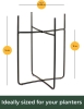 New in Box &bull; BEES & BUDS Mid Century Modern-Style Iron 10" Plant Stand for Indoor/Outdoor Plants (Does Not Include Pot) - 2