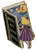 Alice Were All Crazy Here x 2 Enamel Lapel Pins / Two Alice Bottled Necklaces Eat Me Drink Me Share with Your BF - 3