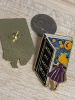 Alice Were All Crazy Here x 2 Enamel Lapel Pins / Two Alice Bottled Necklaces Eat Me Drink Me Share with Your BF - 5