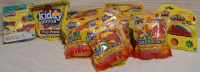 12 New Assorted Play Dough Packets | Brands: Play-Dough & Kiddy Dough | Tallest Measures- 7.5" X 6.6"