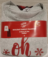 New Holiday Style Size - S Family Pajamas | 2 Piece Ladies' PJ Set | 100% Polyester