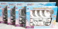 4 New Sweet Princess Porcelain Royal Tea Sets (10pcs Each)
