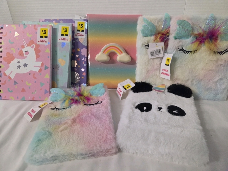 8 New | Kids Variety Journals/Notebooks | Largest Measures 8" x 6"