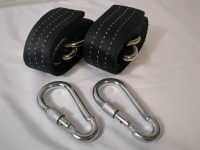 New Aotedo Heavy-duty 3000lb Swing Straps (80 inches) with Screw Lock Carabiners
