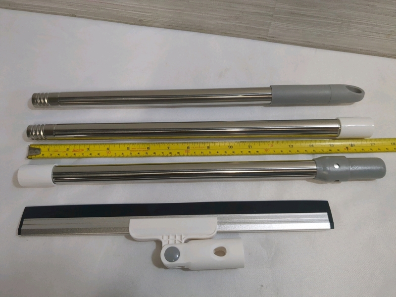 New Long Handle Extendable Silicone Floor Squeegee 51 Inches