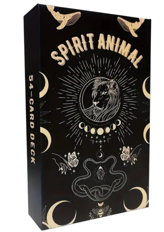 Spirit Animal Oracle Cards 54 Card Deck with Illustrated Guide Approximately 4.15 x 2.44 Inch