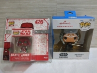 2 New Funko Pop Vinyl Christmas Tree Ornaments 3 to 5 inches