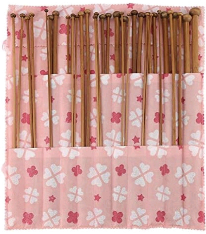 36 New Knitting Needles Set |Wooden Crochet Needles | Sizes between - 0.2-1cm