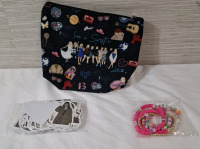 3 New Assorted Taylor Swift Themed Bag, Bracelets & Stickers | Bag Measurements- 8.2" X 6.2"
