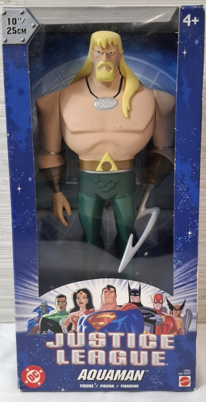 New In Box | DC Justice League Aquaman Action Figure | Measurements- 10" height