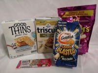New Snacks Crackers, Crispers, Gold Fish +