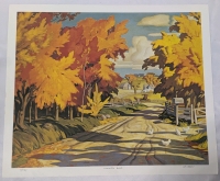Print if AJ. Casson's "Country Road". 20" by 24". 7/777