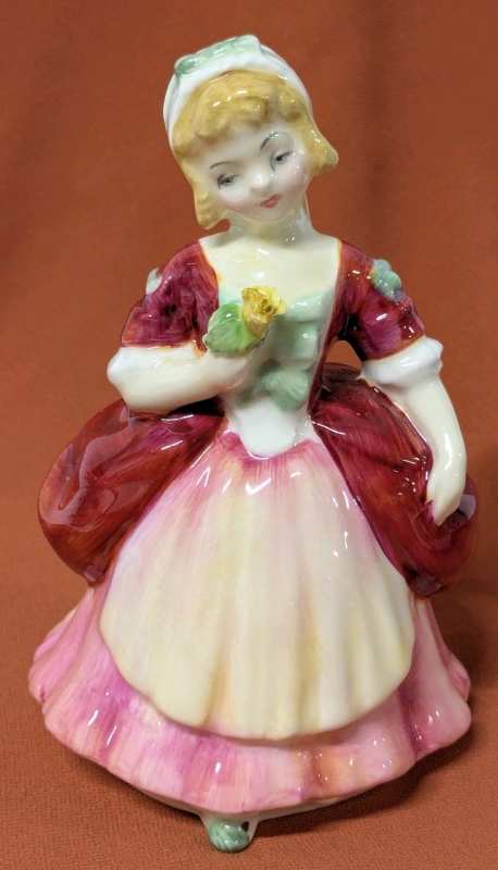 ROYAL DOULTON "Valerie" HN2107 Porcelain Figurine - 5" Tall, No Chips or Cracks