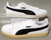 PUMA Adult "UP" Sneakers / White + Black (Size 8.5)