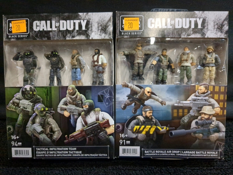 2 New Mega Construx Call of Duty Sets