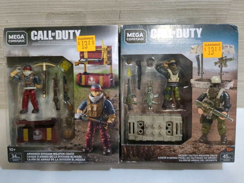 2 New Mega Construx Call of Duty Sets