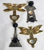 Four (4) Hard to Find Authentic HARD ROCK Cafe Pins . Paris , Tokyo , Yokohama & Samurai w/Accordion . - 4