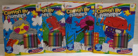 9 New Crayon By Numbers Variety Pack