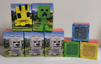 Eight (8) New 2025 McDonald's Kids Meal MINECRAFT The Movie Toys .