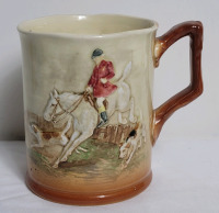 Antique (1901-1922) Royal Doulton Fox Hunt Mug . No chips or cracks