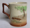 Antique (1901-1922) Royal Doulton Fox Hunt Mug . No chips or cracks - 2