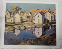 Print of A.J. Casson's "The White Village". 20" by 24". 2/250