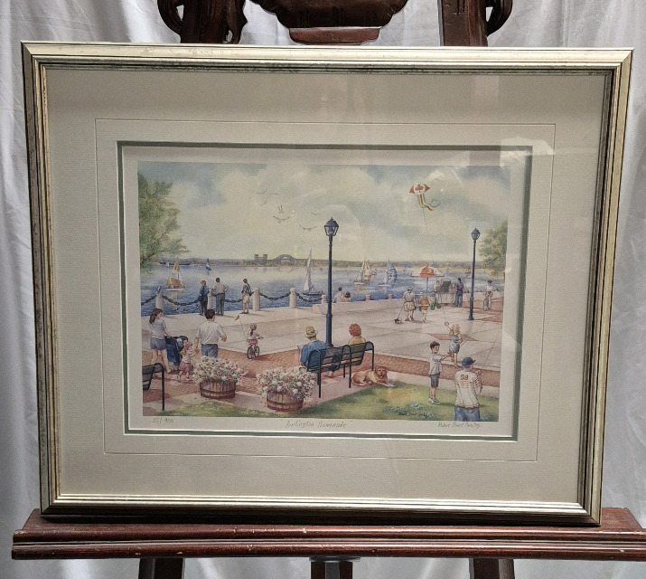 Burlington Promenade Franed Print by Robert Cornish # 25/950