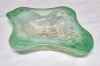 Murano Style Glass Art with Gold Flecks 10.5" Long - 5