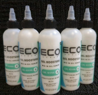 5 New Bottles Eco Style Gel Booster for Curly Hair 118mL per Bottle EXP 03/27