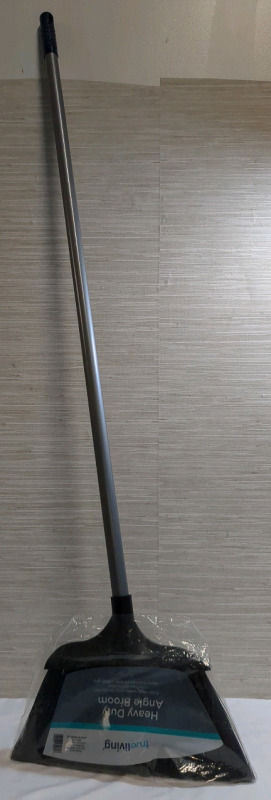 New True Living Heavy-duty Angle Broom 54 inches Tall, Broom Head 13 inches Wide
