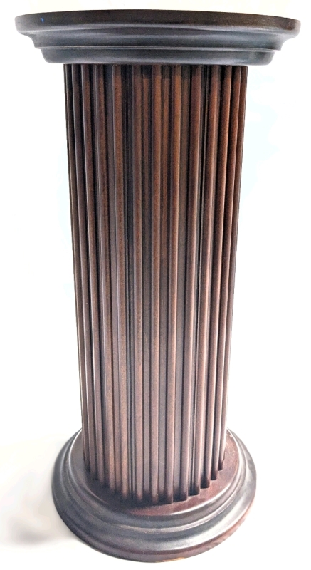 Handy Wooden Column Pedestal Stand - 11.75" Diameter &times; 24" Tall