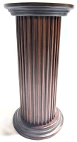 Handy Wooden Column Pedestal Stand - 11.75" Diameter &times; 24" Tall