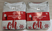 2 New Holiday Style Size - S Family Pajamas | 2 Piece Ladies' PJ Set | 100% Polyester
