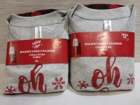 2 New Holiday Style Size - XL Family Pajamas | 2 Piece Ladies' PJ Set | 100% Polyester
