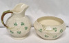 BELLEEK IRELAND Creamer 4" & Sugar 2.25" - 2