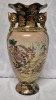 Beautif Satsuma Vase 12.25" Tall - 2