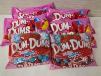 6 New Bags Dum-Dums Valentines Themed Lollipops Candy, Approx 25 count per bag