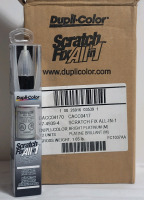 12 New Dupli-Color Scratch Fix All-in-1 Vehicle Paint : Chrysler MS4, PS4 - Bright Platinum . Retail $300+