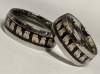 Two 8mm Cute Cat Lover Band Ring Stainless Steel Size 9 and Size 7 Infinity Design - 2