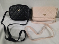2 New |4" x 7" Mini Purses w/ Shoulder Straps