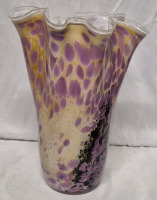 Stunning Glass Vase 13.15" Tall