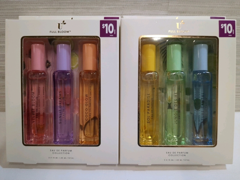 4 New Boxes Full Bloom Eu De Parfum Collection 15mL Each Bottle EXP 04/24/2026